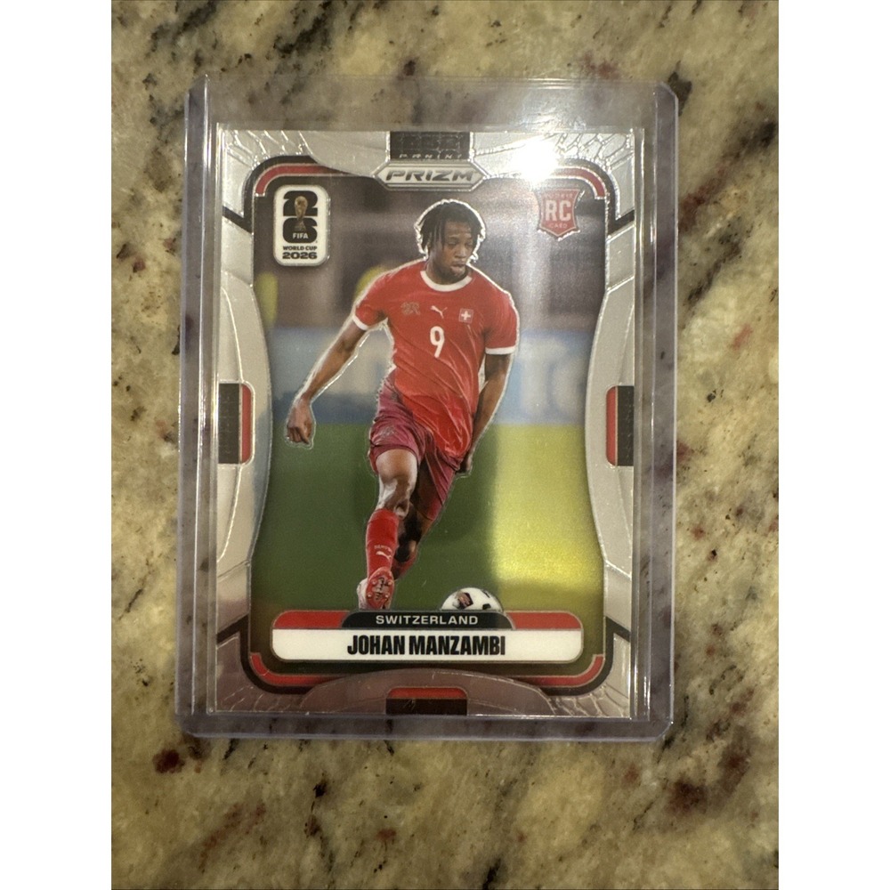 Panini Prizm FIFA Johan Manzambi RC #419 Switzerland Rookie Soccer Card